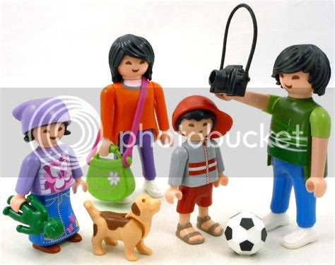 Playmobil Asiatique Famille Ethnique Personnages Enfants Chien Chinois