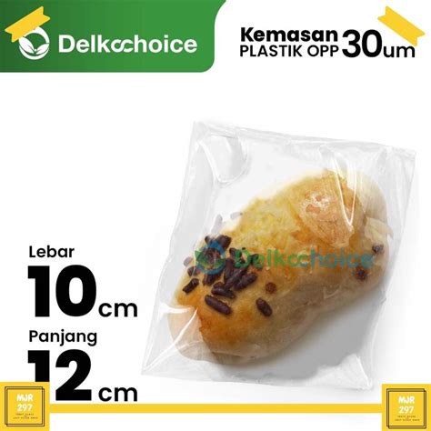 Jual PLASTIK OPP ROTI KEMASAN KUE COOKIES OPP SEAL LEM KUAT PLASTIK