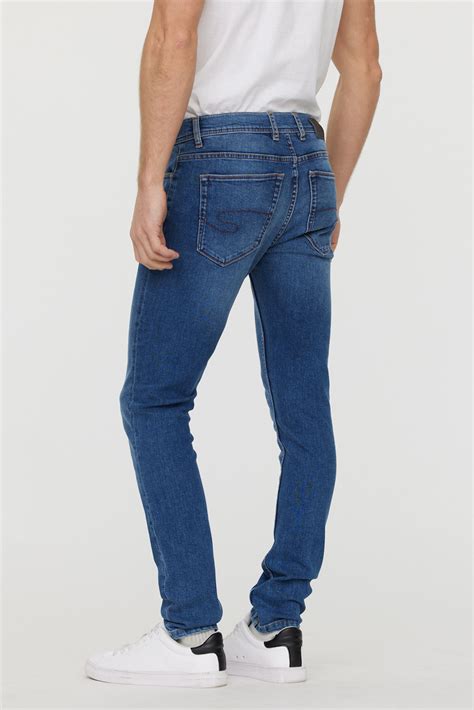 Jean LC132 Medium Blue Brushed Leecooper Leecooper