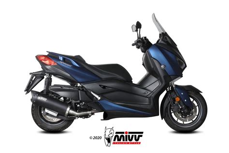 Scarico Yamaha X Max Mivv Mover Inox Verniciato Nero Mv Ya Lv