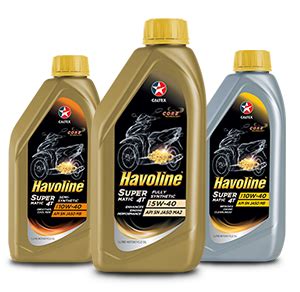 Caltex Havoline Engine Oils For Motorcycles Scoot Caltex Indonesia