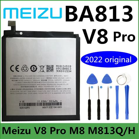 Bater A Ba Original Para Meizu V Pro M Q M M H Tel Fono