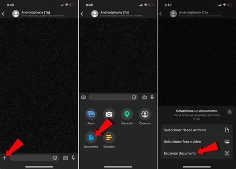 Cómo escanear documentos en WhatsApp paso a paso