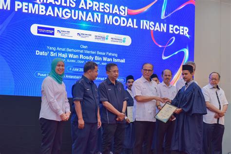 Majlis Apresiasi Program Pembangunan Modal Insan ECER ECERDC