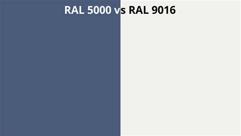 Ral 5000 Vs 9016 Ral Colour Chart Uk