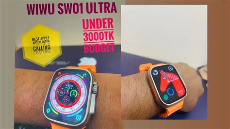 Wiwu Sw01 Ultra Best Clone Of Apple Watch Ultra 6 Months Official