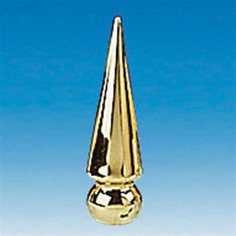 Brass Round Spear Flag World Inc Shopping