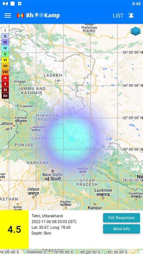 National Center For Seismology On Twitter Earthquake Of Magnitude