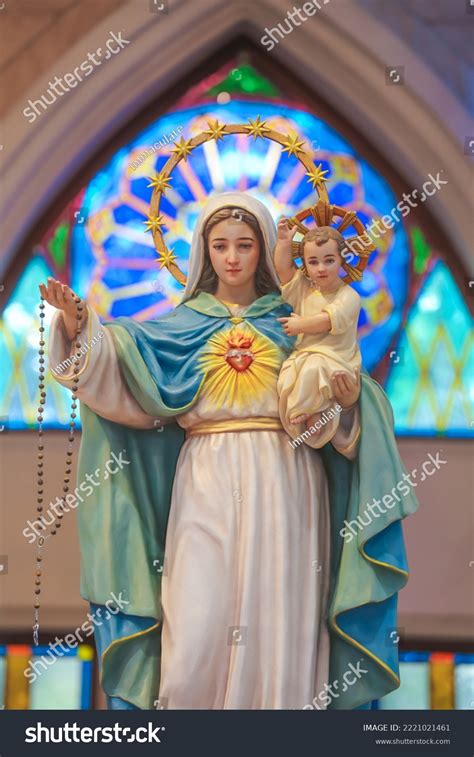 Our Lady Holy Rosary Our Lady Stock Photo 2221021461 | Shutterstock