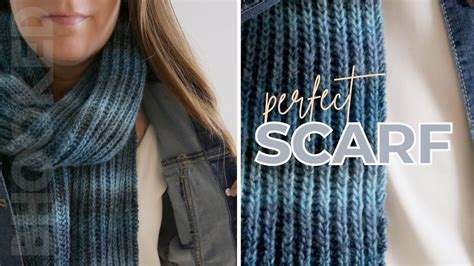 How To Knit A Perfect Scarf Brioche Knitting Youtube