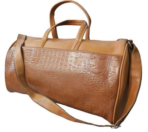 Unisex Pu Leather Brown Duffle Bag At Rs 410 Piece In Mumbai Id