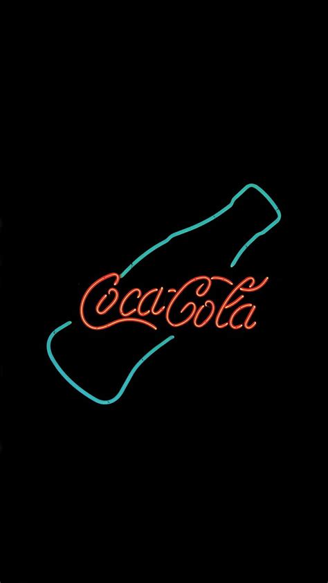 Coca Cola Brand Coca Cola Drink Logo Neon Hd Phone Wallpaper Peakpx