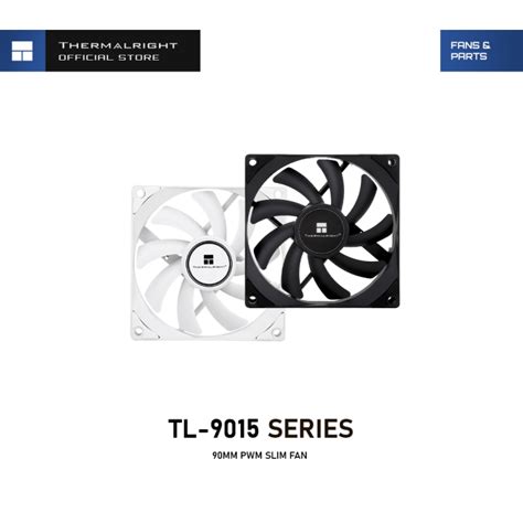 Thermalright Tl 9015 Series 92mm Balance Performance Slim Fan Case Fan [black White] Fan Speed