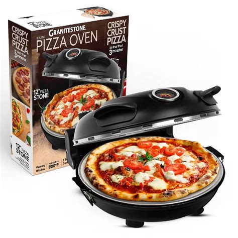 PIEZANO 12-inch Electric Stone Baked Pizza Oven