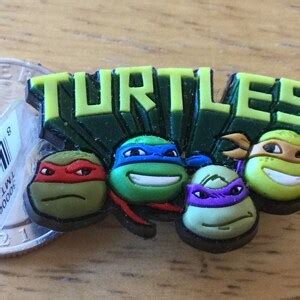 Teenage Mutant Ninja Turtle Spinner Head Group Authentic Jibbitz Shoe