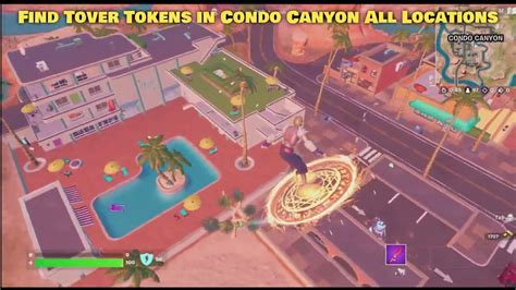 Find Tover Tokens In Condo Canyon Fortnite Youtube