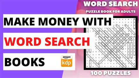 How To Make Word Search Puzzle Books For Free And Sell On Amazon Low