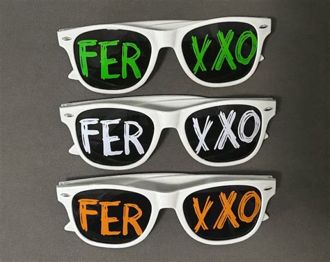 Gafas De Sol Feid Gafas De Sol Ferxxo White Green Orange Gafas De