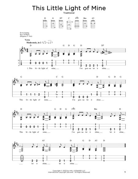 This Little Light Of Mine Arr Steven B Eulberg Dulcimer Digital Sheet Music Sheet