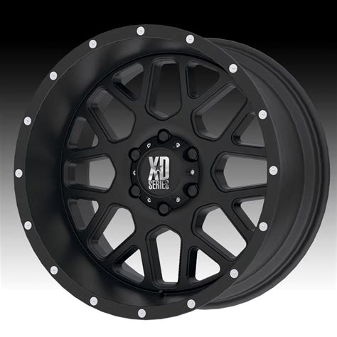 Kmc Xd Series Xd820 Grenade Satin Black Custom Wheels Rims Xd820 Grenade Xd Series By Kmc