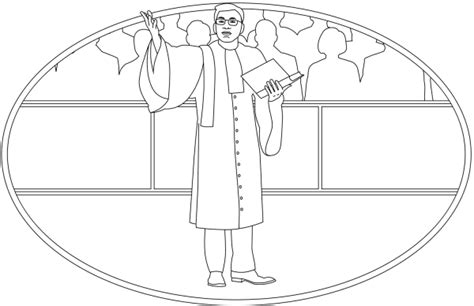 Lawyer Coloring Page ColouringPages