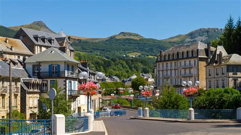 La Bourboule Town Center Of La Bourboule In The Massif Du Sancy L Anorak