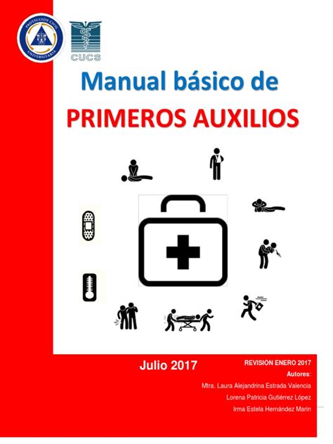 Manual Primeros Auxilios 2017 Reanimación Cardiopulmonar Primeros