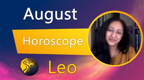 Monthly Horoscope Leo Monthly Horoscope Prediction For August