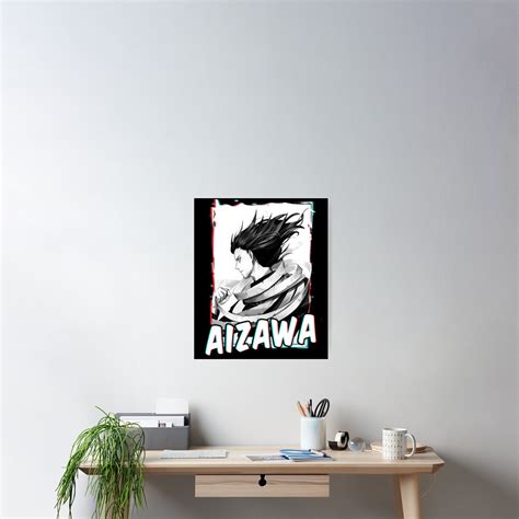 Aizawa Sensei Mha Poster By Triskova Redbubble