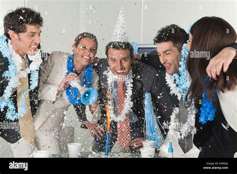 Office celebration Stock Photo - Alamy