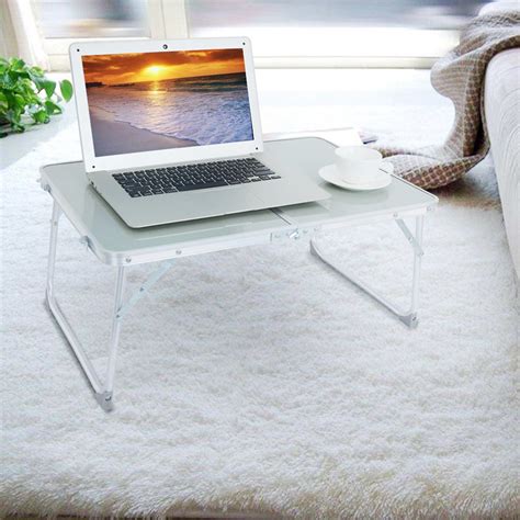 Lhxiqxz Large Bed Tray Foldable Portable Multifunction Laptop Desk Lazy