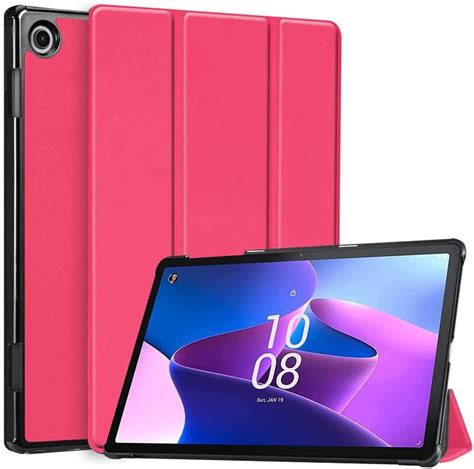 Robustrion Trifold Flip Stand Hard Back Case Cover For Lenovo Tab M