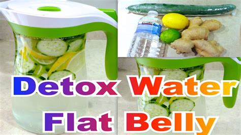 How To Make Detox Water Infused Water Flat Belly Youtube