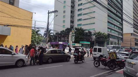 A Gazeta Homem é atropelado na Avenida Princesa Isabel no Centro de