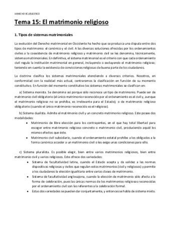 Tema 15 Eclesiastico Pdf