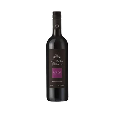 Vinho Tinto Brasileiro Quinta Jubair Bôrdo Demi Sec Vinoteca Brasil