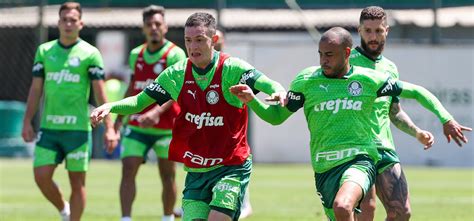 Palmeiras faz treino tático para enfrentar a Ponte veja possível