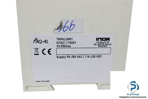 Inor Ipaq L Temperature Transmitter Platinum International