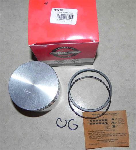 Briggs Stratton Piston Part No 843821