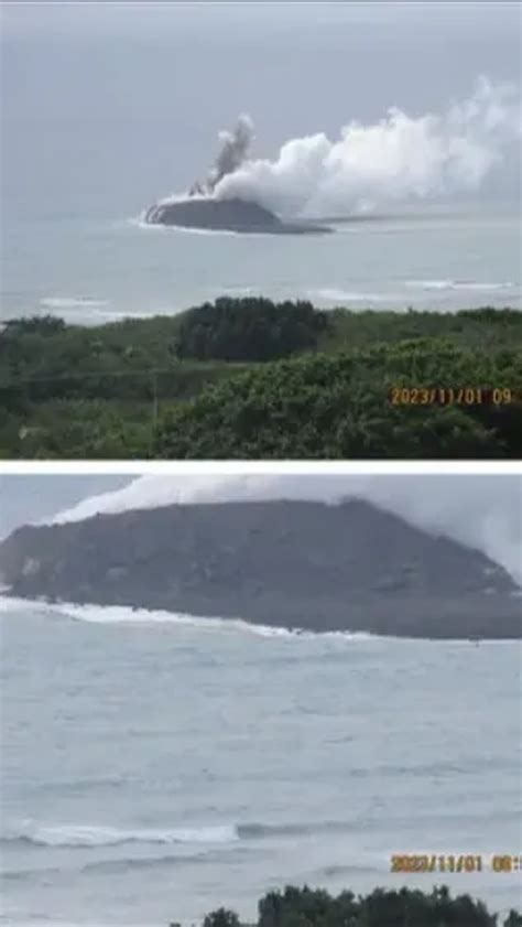 New Island Appears In Japan Because Of Underwater Volcano Eruption