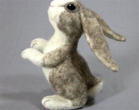 Tutorial Needle Felt Bunny Rabbit Instant Download Pdf 12 Etsy