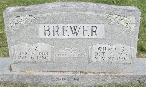 Wilma Smith Brewer Find A Grave Memorial