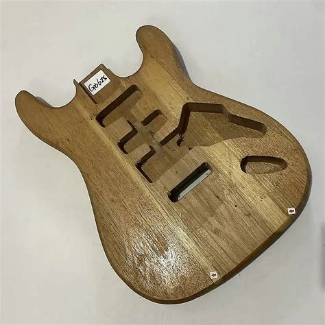 Solid Wooden Stratocaster Strat Style Guitar Body Reverb