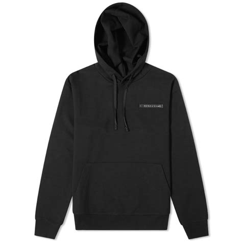 1017 Alyx 9sm Embossed Logo Popover Hoodie Black End Global