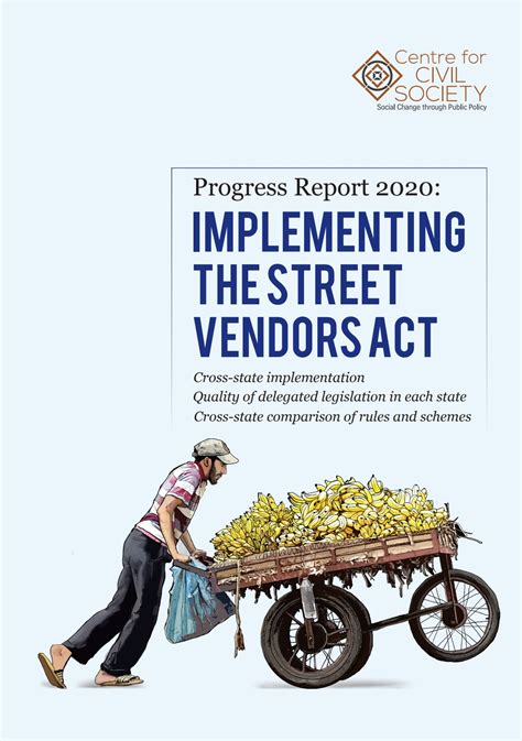 Progress Report 2020 Implementing The Street Vendors Act Centre For Civil Society