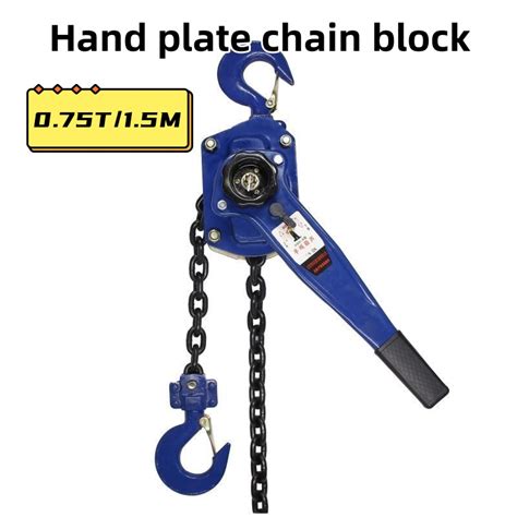 075t1t2t3t Lifting Chain Block Hoist Heavy Duty Alloy Steel