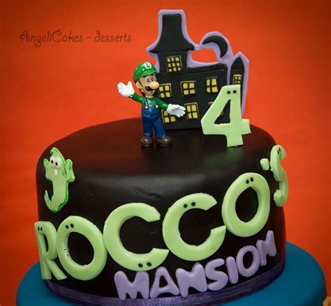 Luigi´s Mansion Luigi’s Mansion Birthday Party Cake Mario Birthday Party