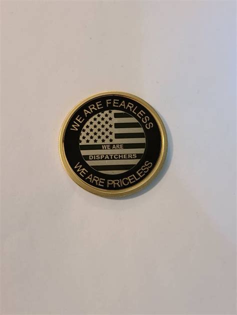 911 Dispatcher Challenge Coin Etsy