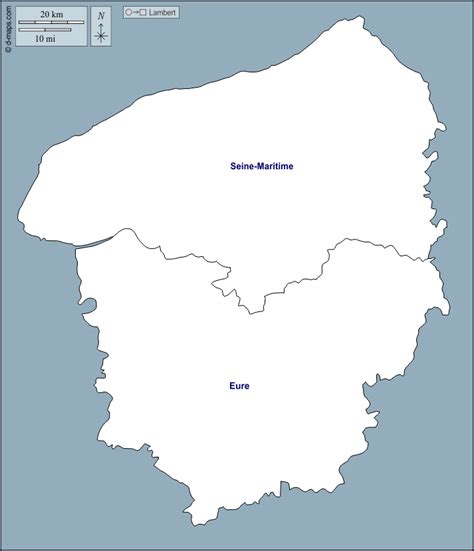 Hidden Neighbours of Haute-Normandie (Old Region Map) Quiz - By enoewilson