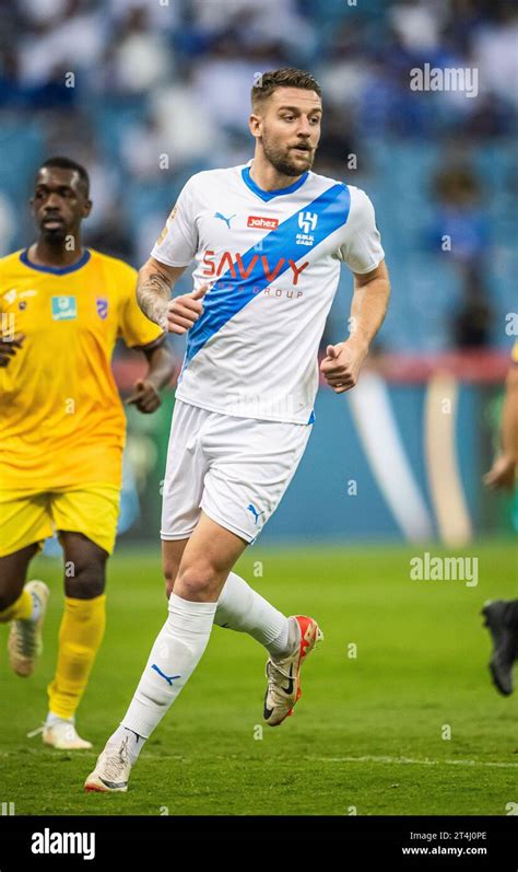 Sergej Milinkovic Savic Of Al Hilal SFC During Their SAFF Saudi Arabia